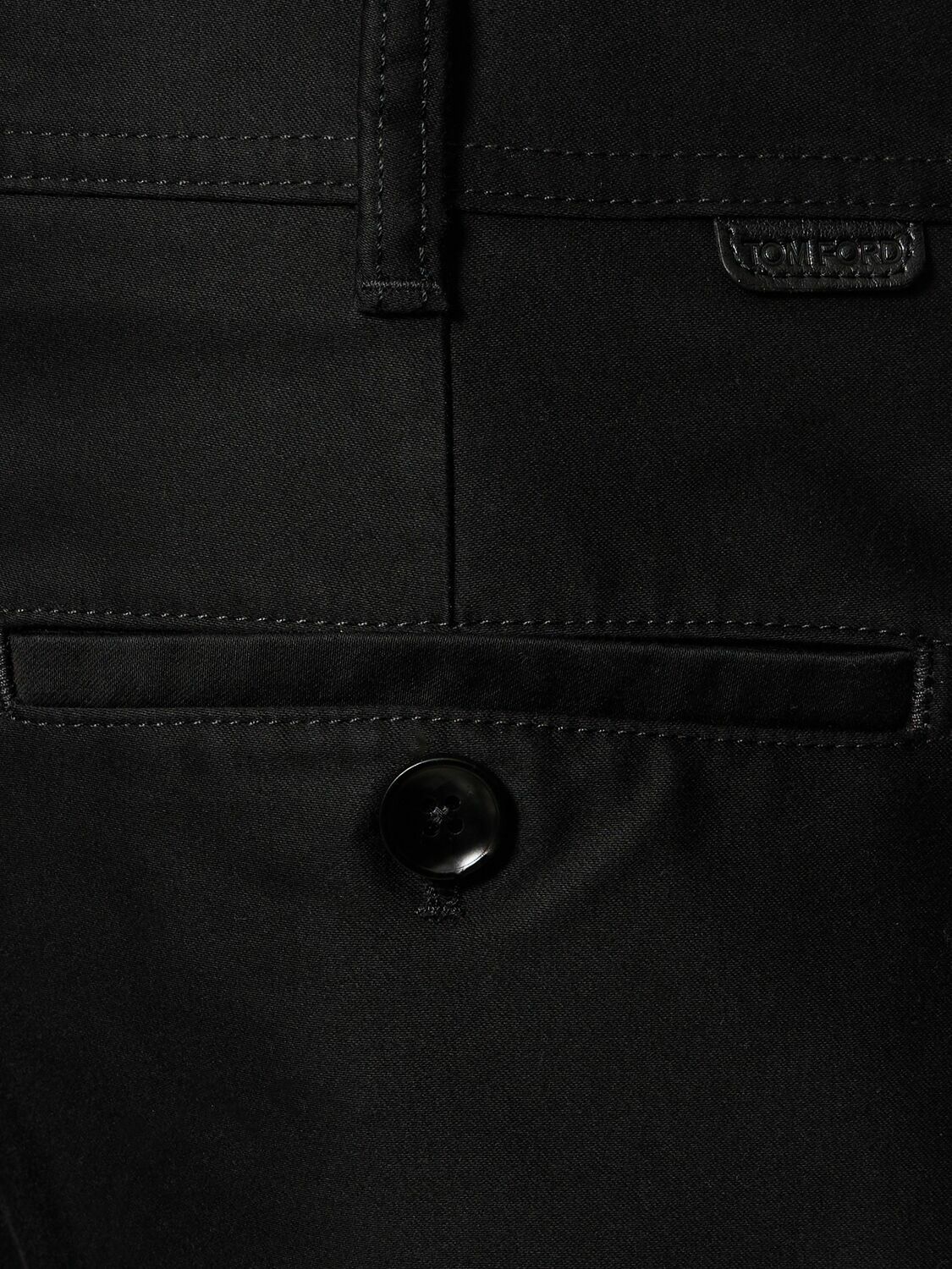 TOM FORD - Compact Cotton Chino Pants TOM FORD