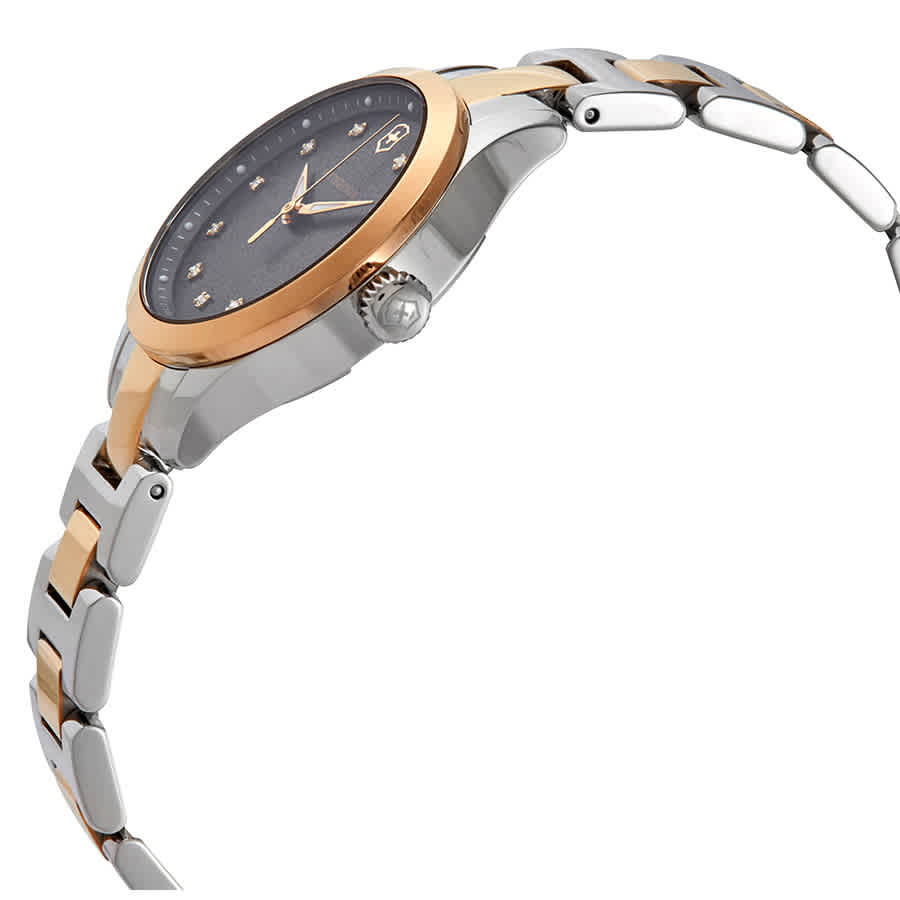 Victorinox Alliance XS Dark Grey Dial Quartz Crystal Ladies Watch 241876
