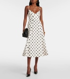 Zimmermann Polka-dot linen midi dress