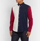 rag & bone - Tomlin Slim-Fit Button-Down Collar Colour-Block Cotton Oxford Shirt - Multi