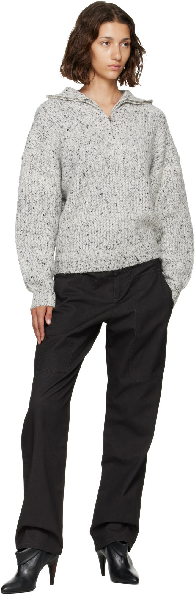 Isabel Marant Etoile Gray Anita Sweater