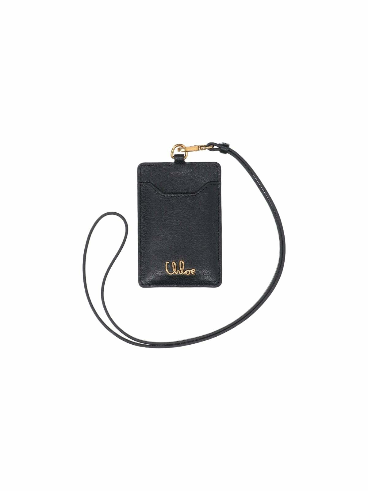★Chloe★ Alphabet Zipper Card Holder Black CHC21WP944F57001 Chloé Black Alphabet Zip Card Holder Chloe