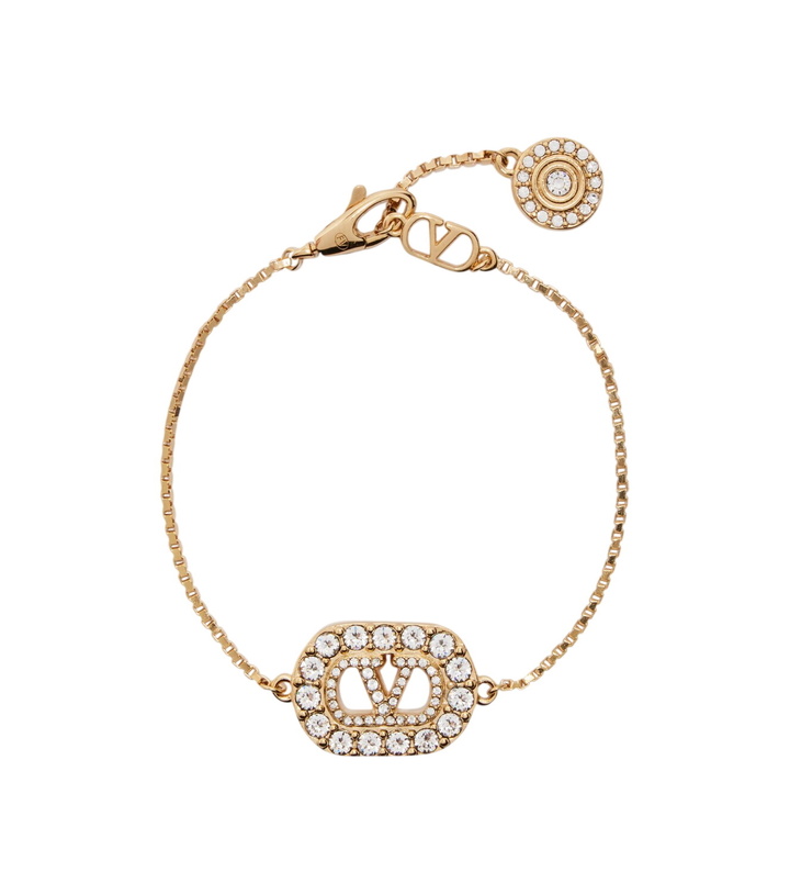 Photo: Valentino VLogo Swarovski®-embellished bracelet