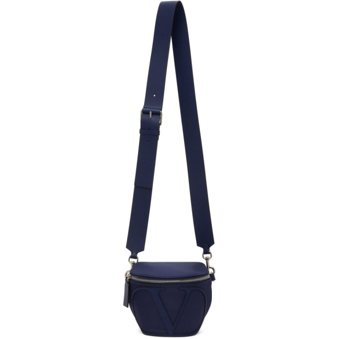 Photo: Valentino Navy Valentino Garavani VLogo Belt Bag