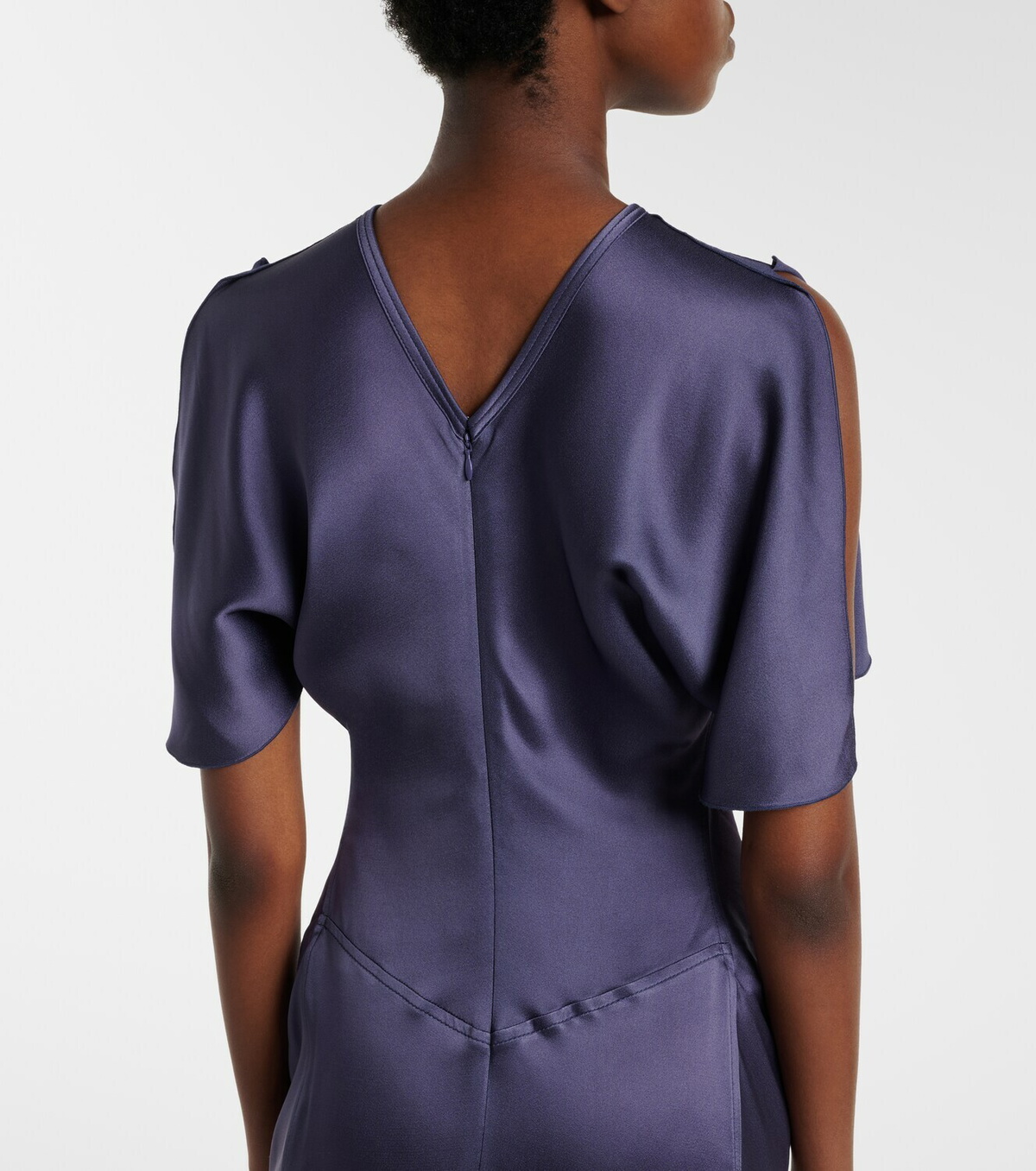 Victoria Beckham Isabella gathered satin gown