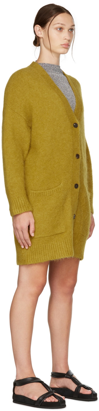 DRAE Yellow Alpaca Cardigan