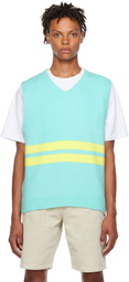 Stüssy Blue Acrylic Vest