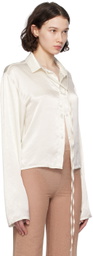 Ludovic de Saint Sernin Off-White Crop Shirt