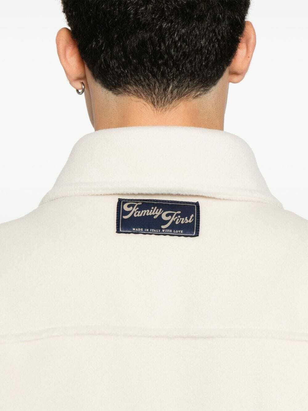 FAMILY FIRST - Brushed Effect Shirt Jacket