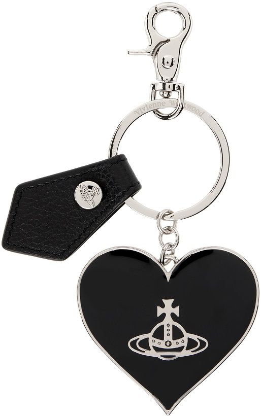 Photo: Vivienne Westwood Black Heart Orb Keychain