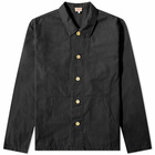 Armor-Lux Men's Fisherman Chore Jacket in Black