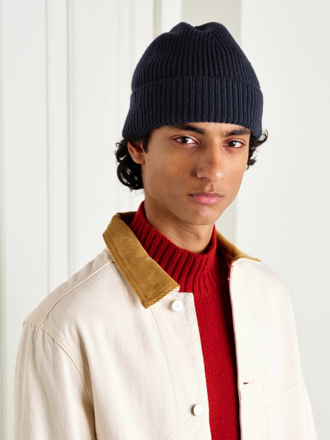 Johnstons of Elgin - Ribbed Cashmere Beanie