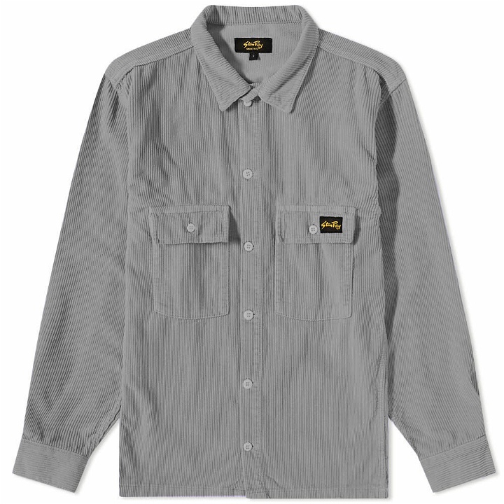 Photo: Stan Ray Men's CPO Overshirt in Battle Grey Cord
