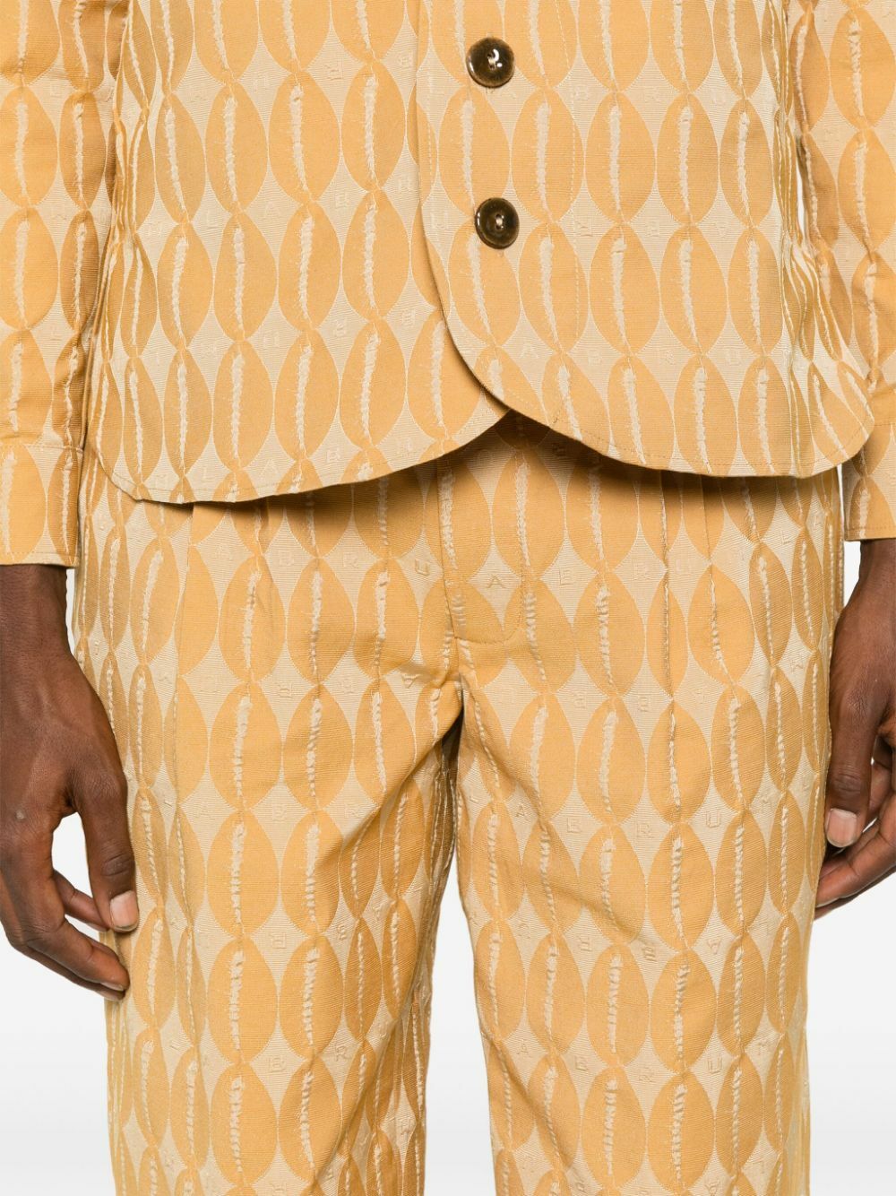 Labrum London Jacquard Straight Trousers