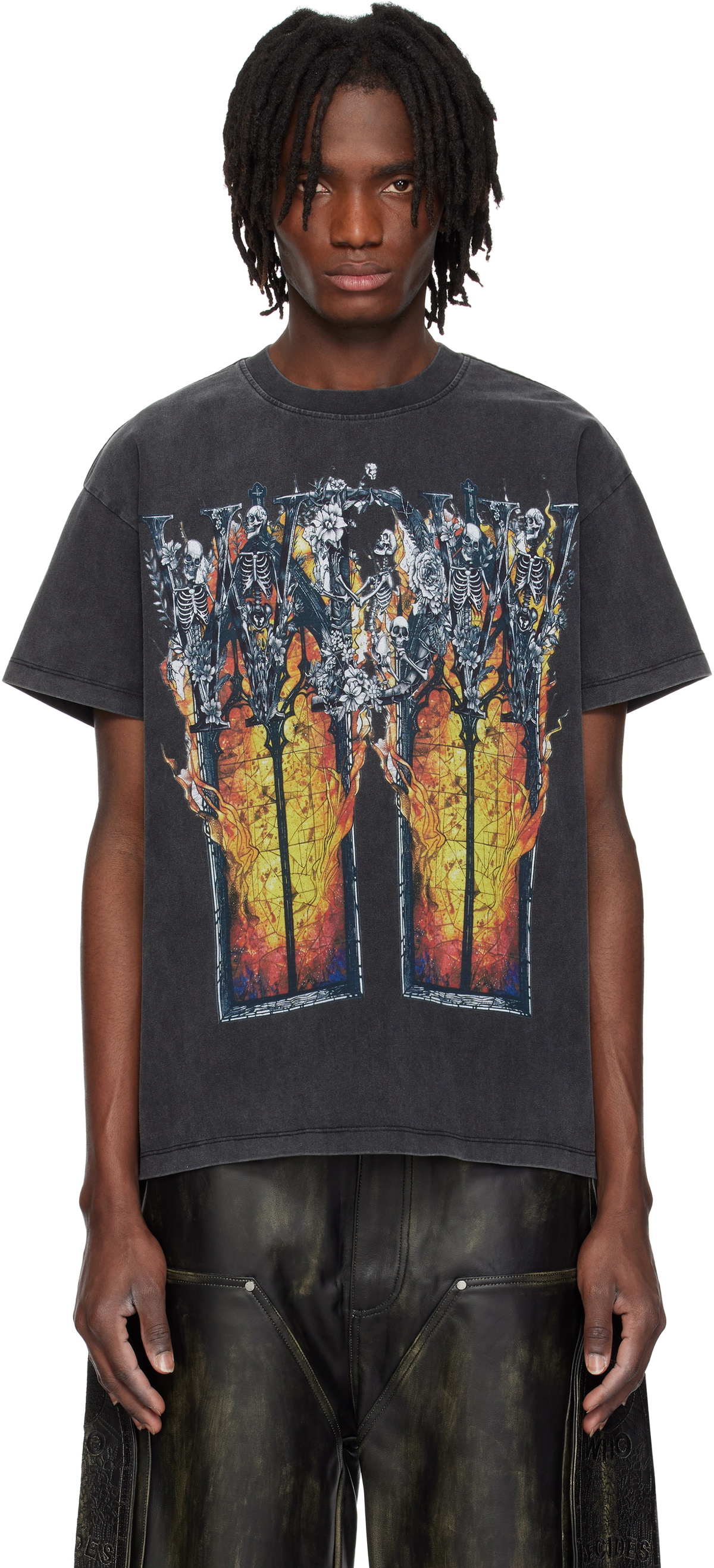 Who Decides War Beige City T-Shirt WHO DECIDES WAR by Ev Bravado