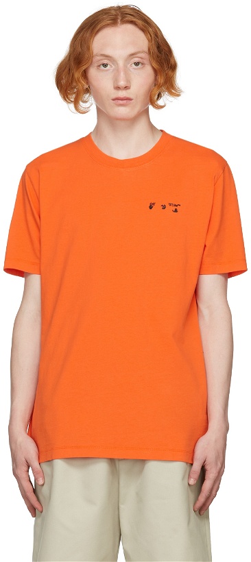 Photo: Off-White Orange Logo T-Shirt