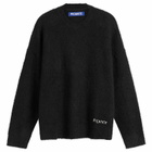 Picante Men's Shaggy Sweater in Black
