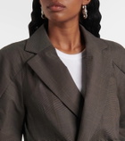 Sacai Cotton voile blazer