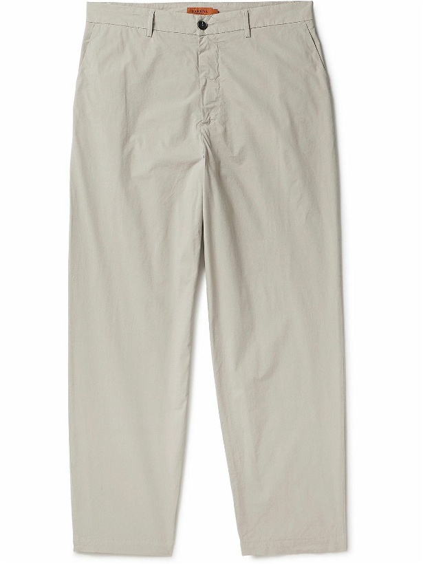 Photo: Barena - Canasta Tapered Cotton-Blend Trousers - Neutrals
