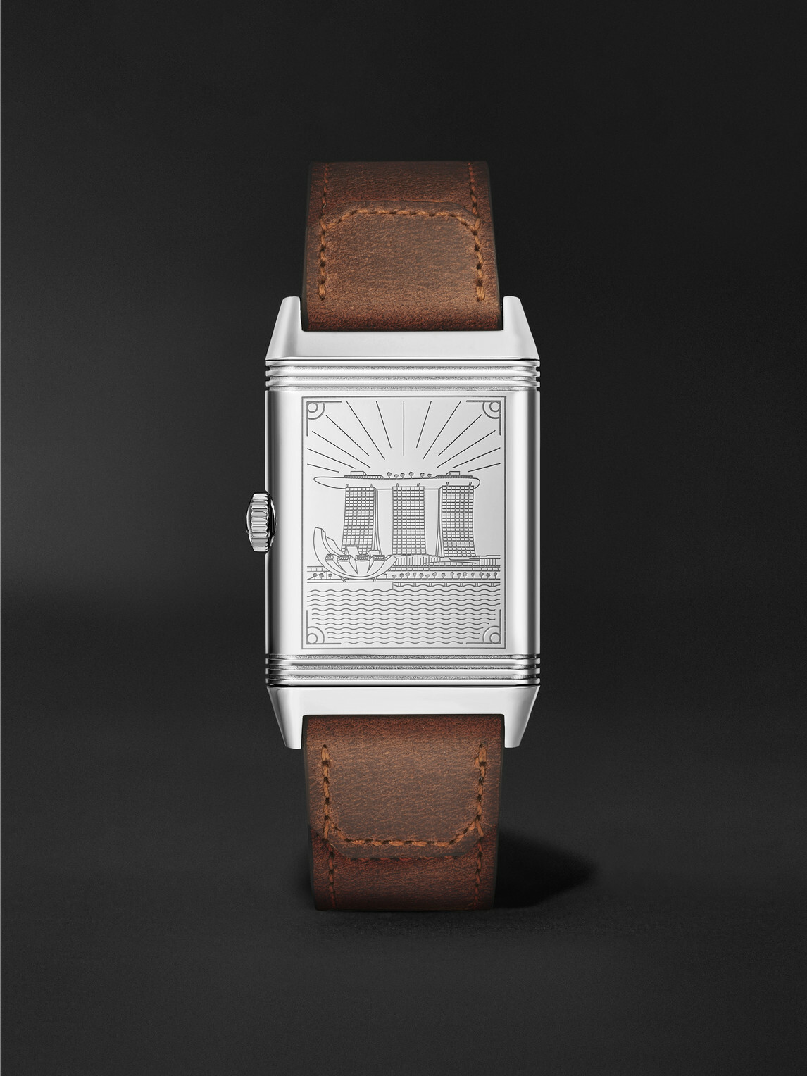 Jaeger-LeCoultre - Reverso Classic Large Small Seconds Singapore Hand-Wound Stainless Steel Watch, Ref. Q385852G