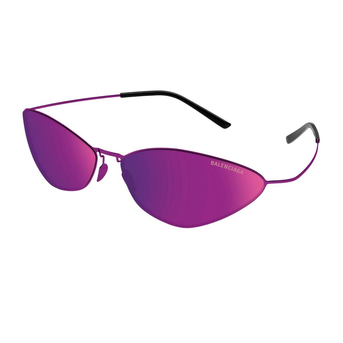 Balenciaga Eyewear Balenciaga Bb0350s Linea Extreme 003 Pink Violet Sunglasses