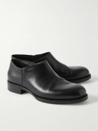 The Row - Nobilis Leather Slip-On Shoes - Black
