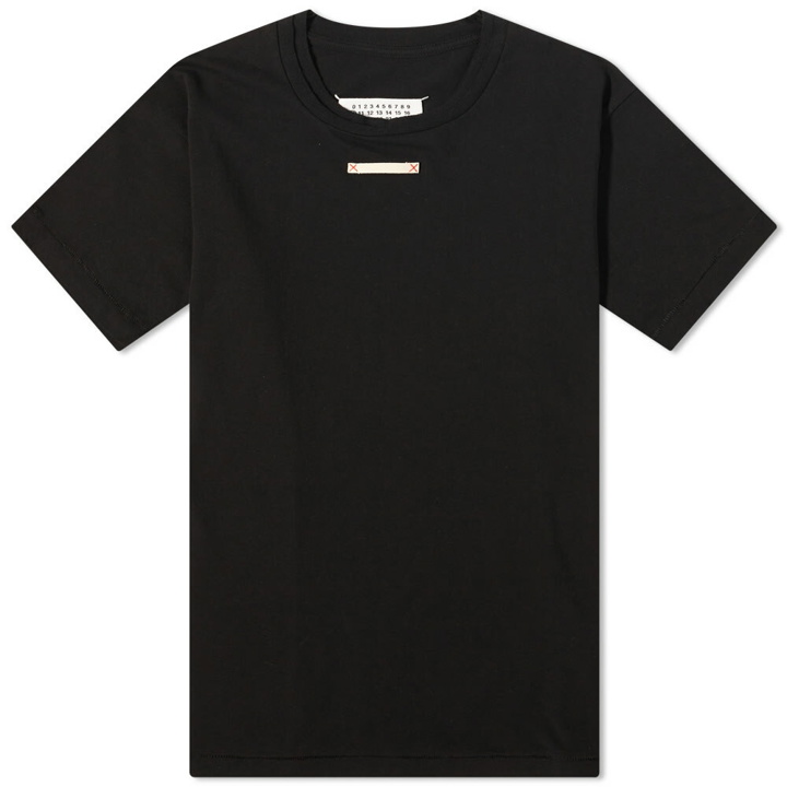 Photo: Maison Margiela Men's Name Tag T-Shirt in Black