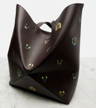 Loewe x Louis Wain Puzzle Fold Cats leather tote bag