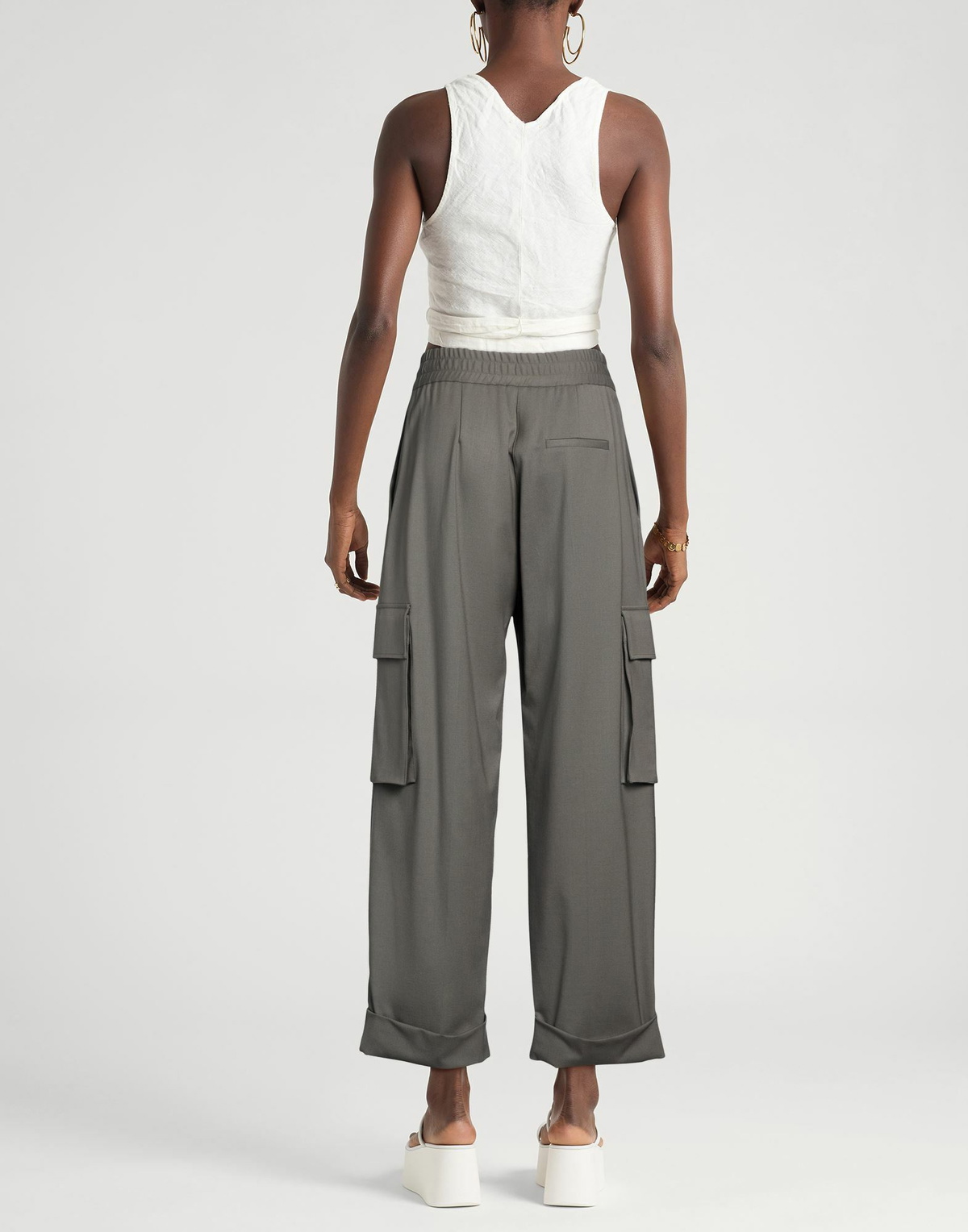 P. a.r. o.s. h. Womens Pants in Grey