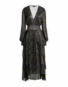 Maje Womens Maxi dress in Black