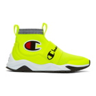 Champion Reverse Weave Yellow Rally Pro High-Top Sneakers