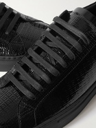 Givenchy - Urban Street Logo-Embossed Patent-Leather Sneakers - Black