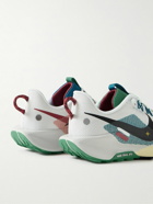 Nike Running - ReactX Pegasus 5 Rubber-Trimmed Mesh Trail Running Sneakers - White