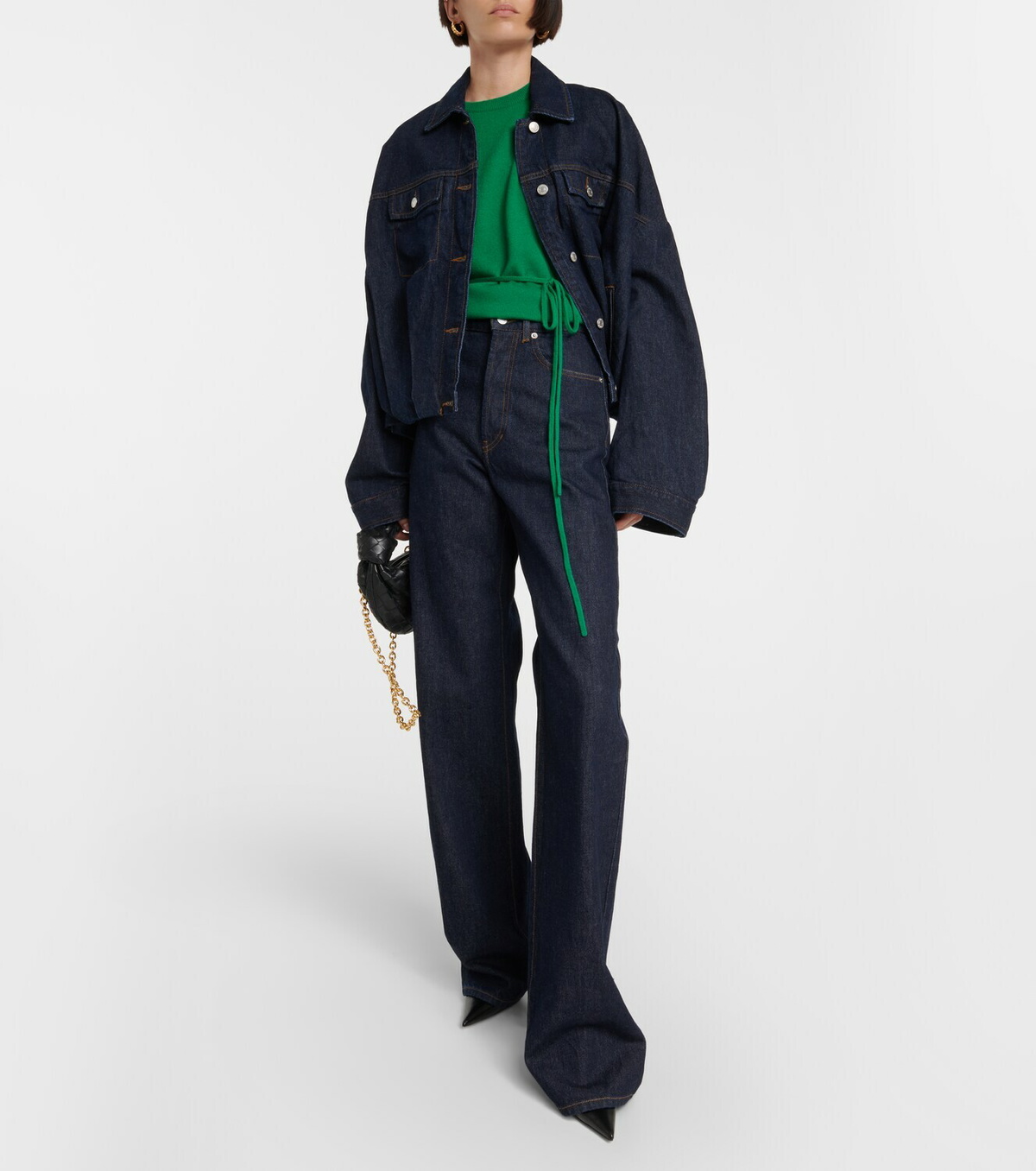 Jardin des Orangers Belted wool and cashmere sweater