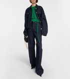 Jardin des Orangers Belted wool and cashmere sweater