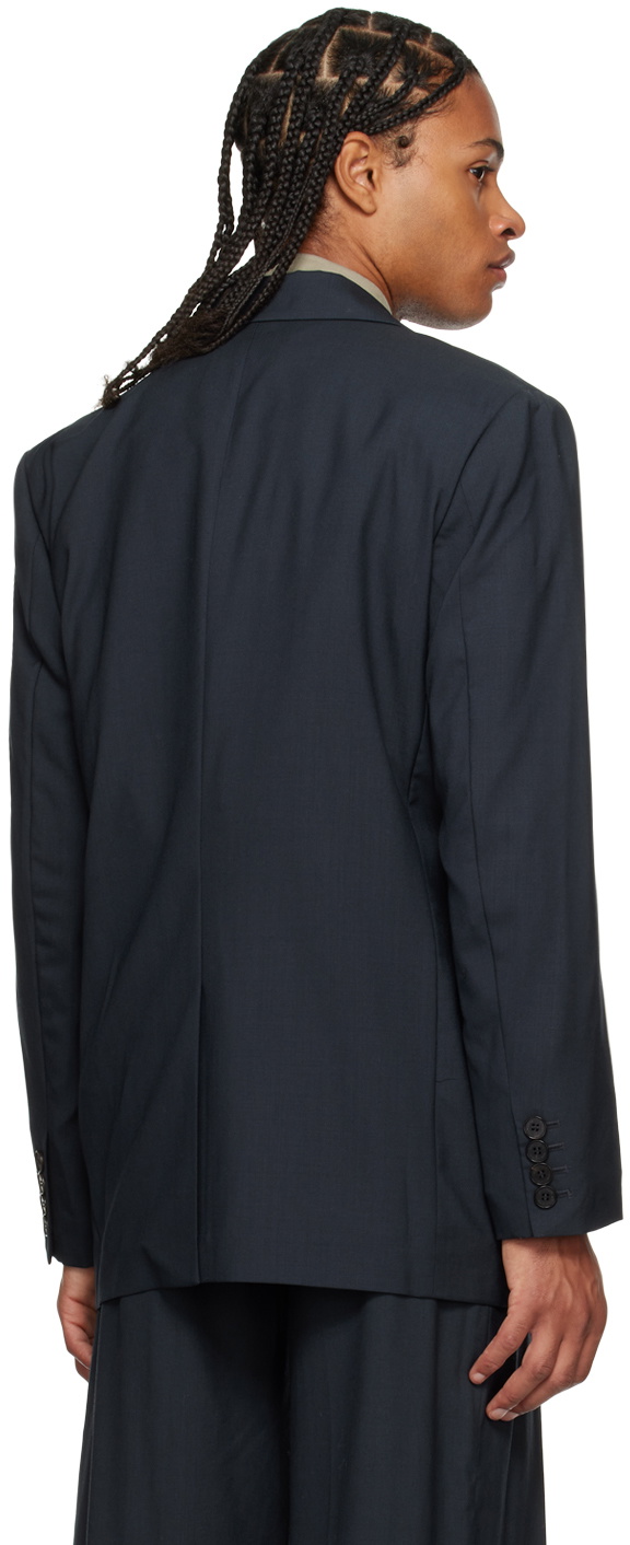 LOW CLASSIC Navy Double-Breasted Blazer Low Classic