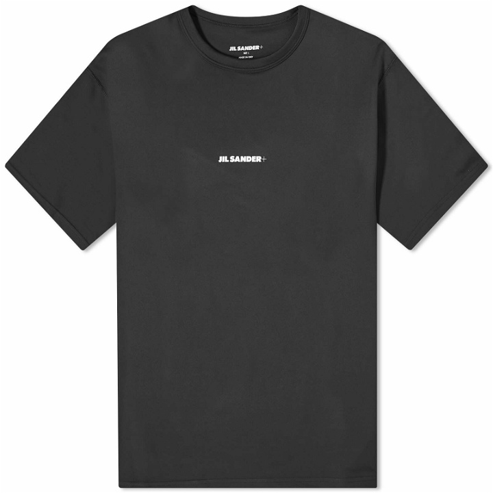 Photo: Jil Sander+ Men's Jil Sander Plus Logo Active T-Shirt in Black
