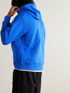 Nike - Sportswear Club Logo-Embroidered Cotton-Blend Jersey Hoodie - Blue