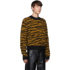 Johnlawrencesullivan Brown and Black Tiger Sweater