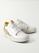 Isabel Marant - Emreeh Suede-Trimmed Leather Sneakers - White