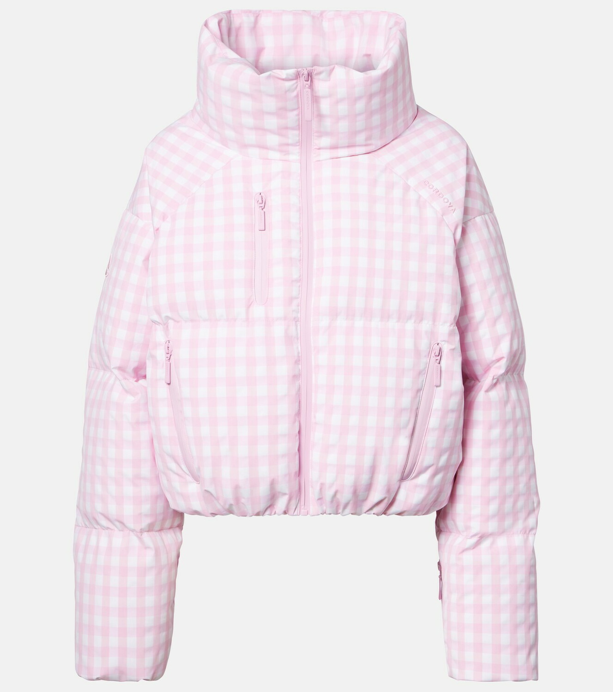 Cordova Cortina gingham down ski jacket