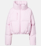 Cordova Cortina gingham down ski jacket