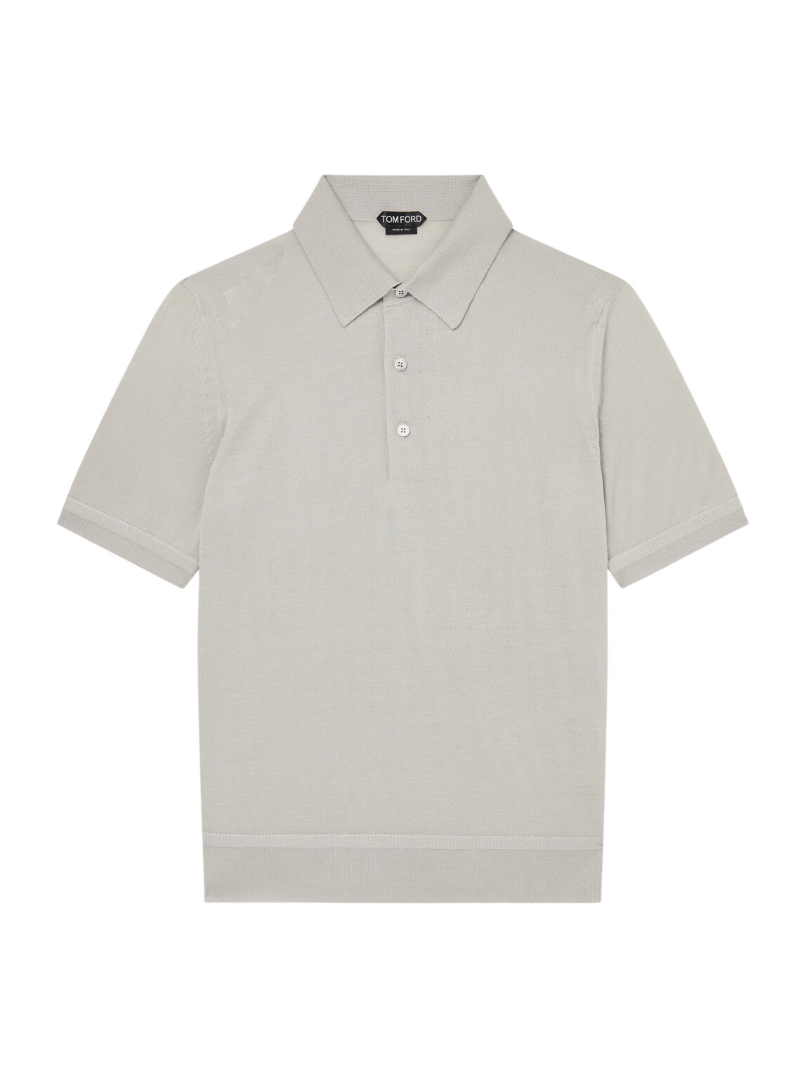 TOM FORD - Slim-Fit Garment-Dyed Cotton-Piqué Polo Shirt - Brown