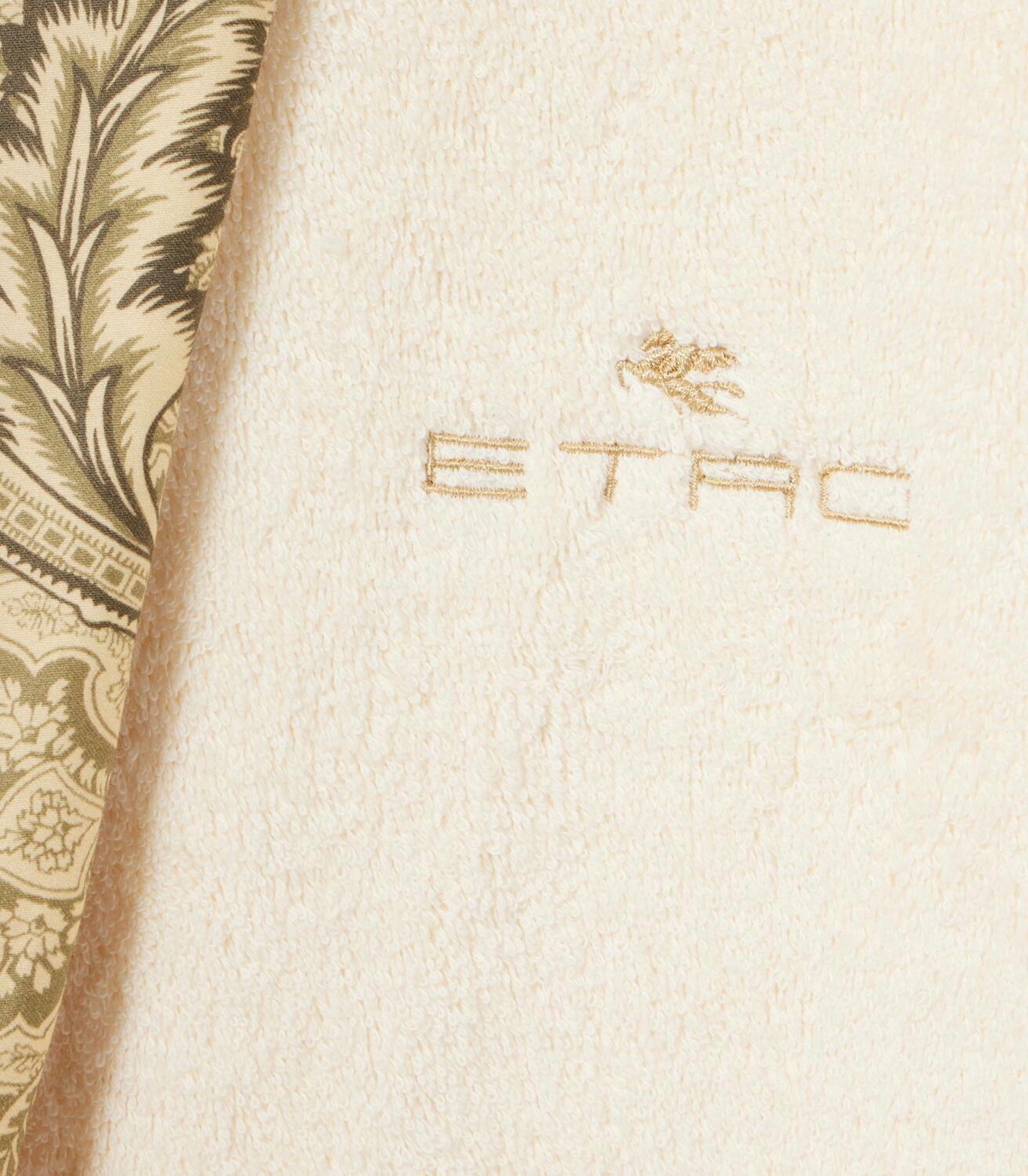Etro Bloom cotton terry bathrobe