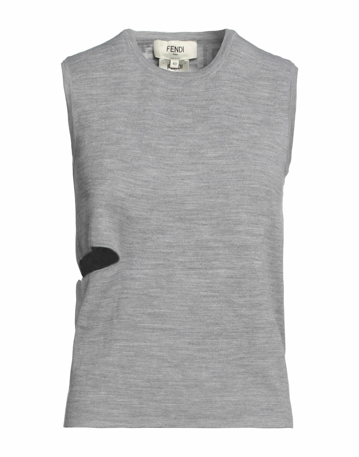 Fendi Womens Sweater in Grey