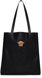 Versace Black 'La Medusa' Leather Tote