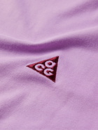 Nike - ACG NRG Logo-Embroidered Jersey T-Shirt - Purple