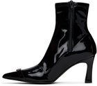 Justine Clenquet Black Patti Boots