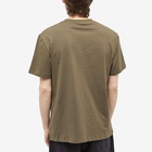 Loewe Men's Debossed Anagram T-Shirt in Dark Khaki