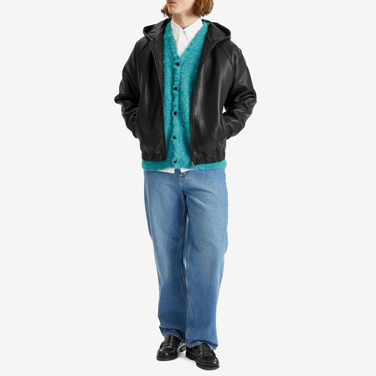 Daily Paper Men's PU Scuba Jacket in Black